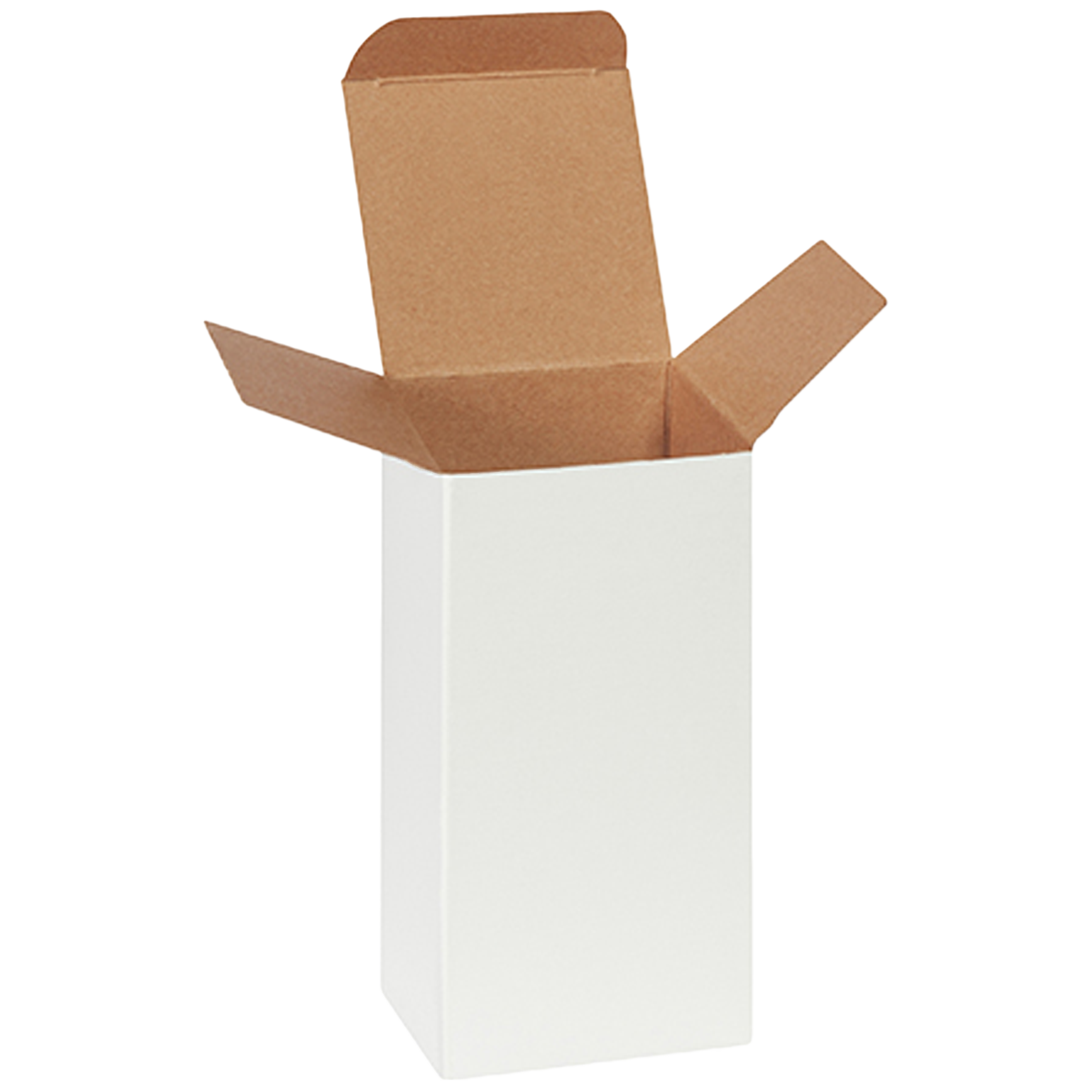 3 x 3 x 6 White Reverse Tuck Folding Carton (250/case)