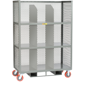 Forkliftable Order Picking Truck With Shelf Dividers