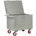 Sheet Steel Box Truck With Hinged Lid