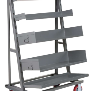 Adjustable Tray A Frame Shelf Truck 24 X 40 Open Base 1 Side 6-polyurethane