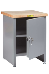 Little Giant Compact Work Center Cabinet with Locking Door 24 x 24 w/Center-Shelf Leg Levelers Stationary