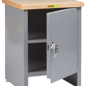 Little Giant Compact Work Center Cabinet with Locking Door 24 x 24 w/Center-Shelf Leg Levelers Stationary