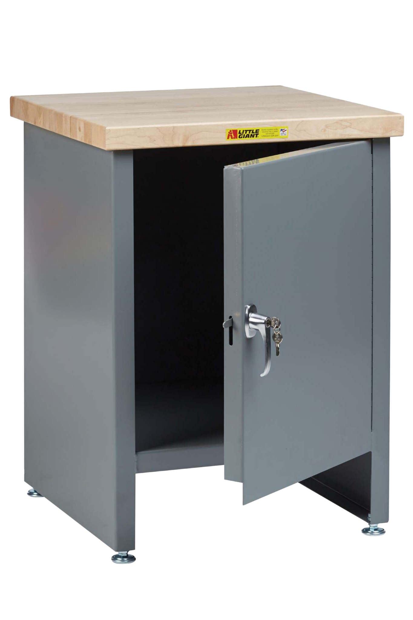 Lockable Computer Work Cabinets Little Giant Compact Work Center Cabinet with Locking Door 24 x 24 Leg ...