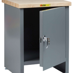Little Giant Compact Work Center Cabinet with Locking Door 24 x 24 Leg Levelers Stationary