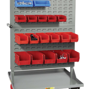 Double Sided Pegboard Or Louvered Panel Cart 30 X 36 Louvered Panels