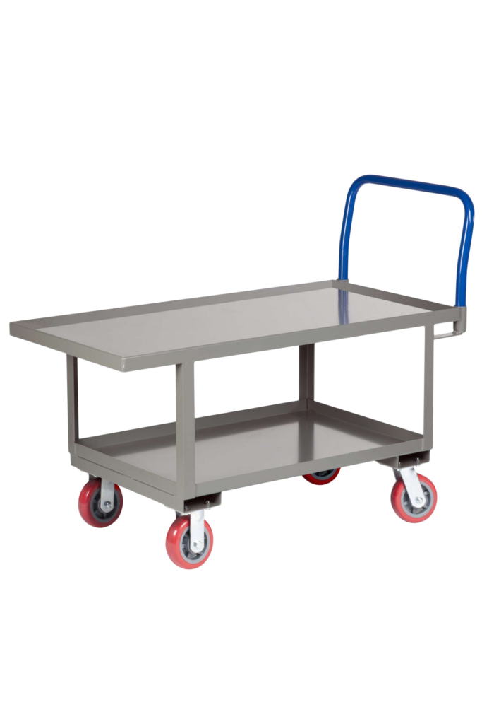 Little Giant 24" X 48" Ergonomic Work Height Platform Truck With Lipped