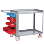 Maintenance Workstation With Pegboard Or Louvered Storage