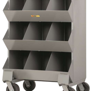 Mobile Storage Bins 15 X 32 3 per level, 9 total
