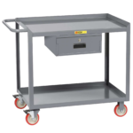 Mobile Workstation With Storage Drawer