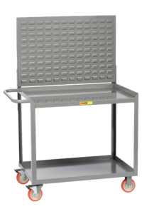 Little Giant Mobile Workstation 24 x 36 2-shelves Louvered Panel