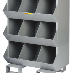 Stationary Storage Bins 15 X 32 3 per level, 9 total