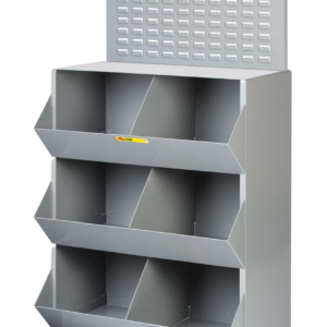 Stationary Storage Bins With Louvered Panel 15 X 32 1 per level, 3 total