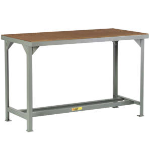 Welded Steel Workbench With Hardboard Top