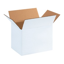 11 1/4 x 8 3/4 x 8″ White Corrugated Boxes