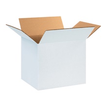 12 x 8 x 8″ White Corrugated Boxes