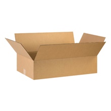 28 x 18 x 6″ Flat Corrugated Boxes (20/Bndl)