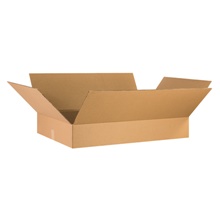 36 x 18 x 6″ Flat Corrugated Boxes (15/Bndl)