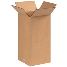 6 x 6 x 14″ Tall Corrugated Boxes (25/Bndl)