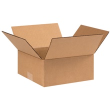 9 x 9 x 3″ Flat Corrugated Boxes (25/Bndl)
