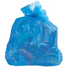 Blue Recycling Trash Liner - 33 Gallon, 1.5 Mil.