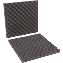 16 x 16 x 2″ Charcoal Convoluted Foam Sets