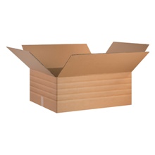 30 x 24 x 12″ Multi-Depth Corrugated Boxes (15/Bndl)