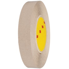 1″ x 60 yds. (6 Pack) 3M™ 9627 Adhesive Transfer Tape Hand Rolls