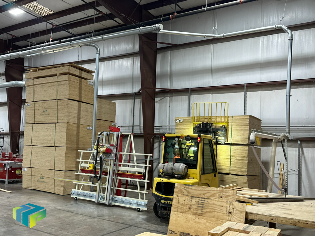 New equipment to handle increased production volumes