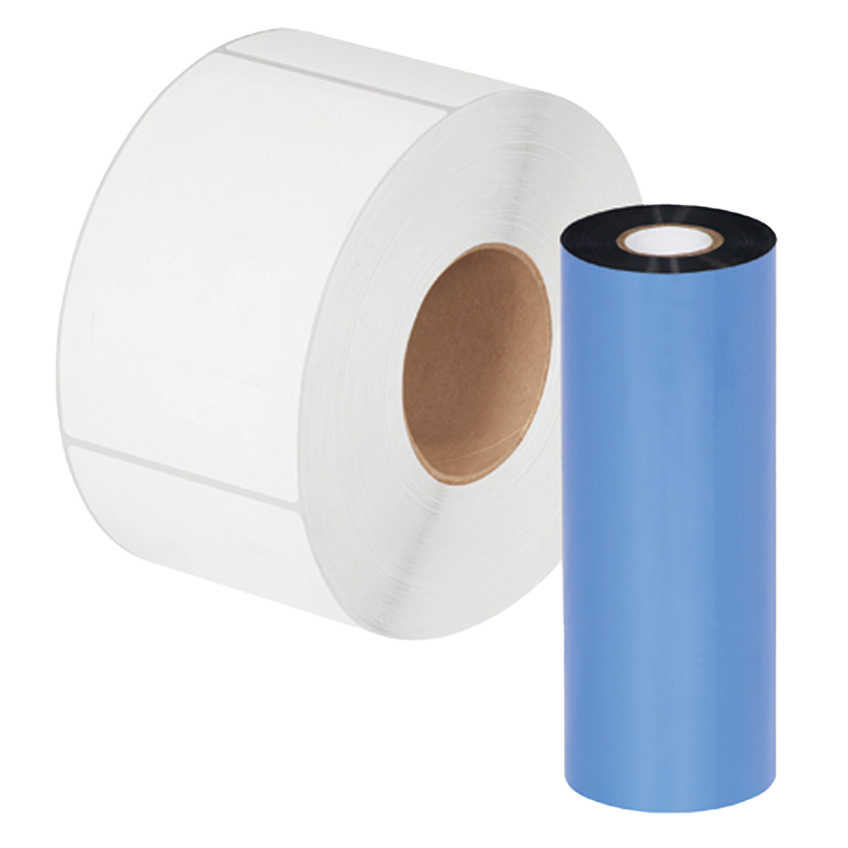thumbnail interactive-video image 1 of 8 Rolls Enhanced Wax Thermal Transfer Ribbons For Zebra Printers – Perfect For Shipping Labels & Retail Tags 1 of 9