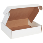 White Tab Locking Literature Mailers