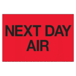 Fluorescent Shipping Labels