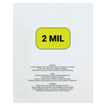 2 Mil Flat Suffocation Warning Bags