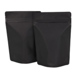 Matte Black Stand Up Pouches
