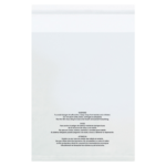 Resealable Suffocation Warning Bags