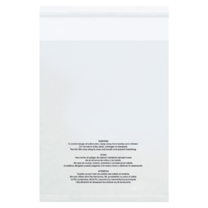 Resealable Suffocation Warning Bags