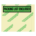 Environmental Packing List Enclosed Envelopes