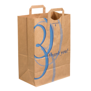 Flat Handle Grocery Bags