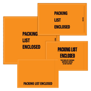 Mil-Spec Packing List Enclosed Envelopes