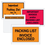 Packing List/Invoice Enclosed Envelopes