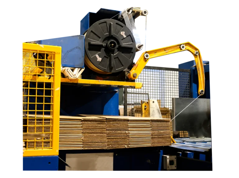 an industrial strapping machine - Opens Strapping Machine Brochure