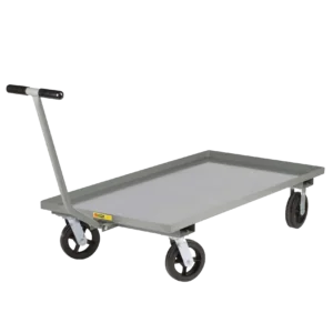 Little Giant 24" X 48" Caster Steer Wagon 1.5" Retaining Lip 8-mold-on-rubber