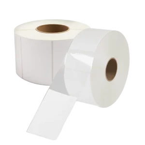4" x 3" White - Direct Thermal Labels - 3" Core (No Perf) - PET Liner (1950/Roll | 4/Case)