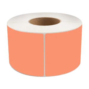 4" x 6" Orange - Direct Thermal Labels - 3" Core (1000/Roll | 4/Case)