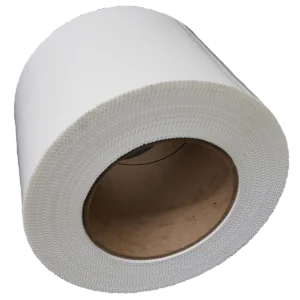 4" X 180' (9 mil) White Heat Shrink Tape - Pinked Edging (12/case)
