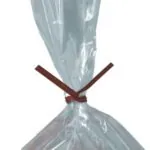 10 x 5/32" Red Paper Twist Ties