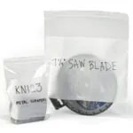 6 x 8" - 6 Mil White Block Reclosable Poly Bags (1000/case)