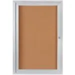 2 x 3' Enclosed Cork Board with Aluminum Frame