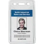 2 x 3" Pre-Punched Badge Holders