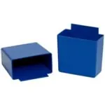 5 1/8 x 2 3/4 x 3" Blue Shelf Bin Cups