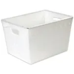 18 x 13 x 12" White Space Age Totes